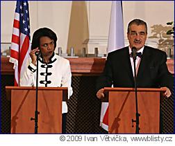 Condoleeza Rice a Karel Schwarzenberg