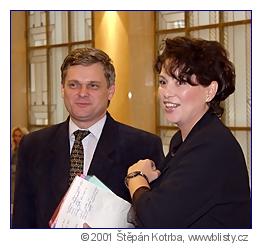 Jana Bobošíková a její oblíbený politik